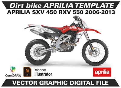 まりあ　ページ APRILIA SXV 450 RXV 550 2006-2013 Template Vector Format Ai CDR