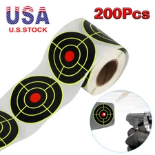 3" Reactive Splatter Target Stickers Self-Adhesive Shooting Targets Paper 200pcs