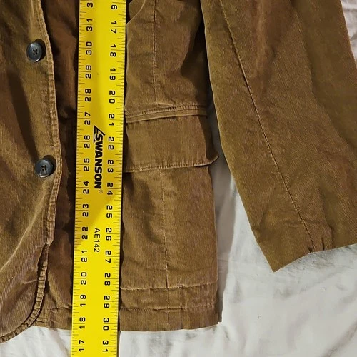 Vintage Y2k GAP Men's Brown Corduroy Blazer Jacket L image 10