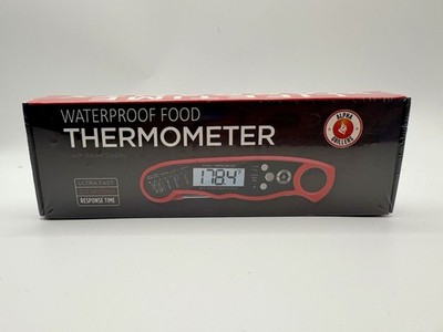 Alpha Grillers Waterproof Instant Meat Thermometer for Grill and Cooking