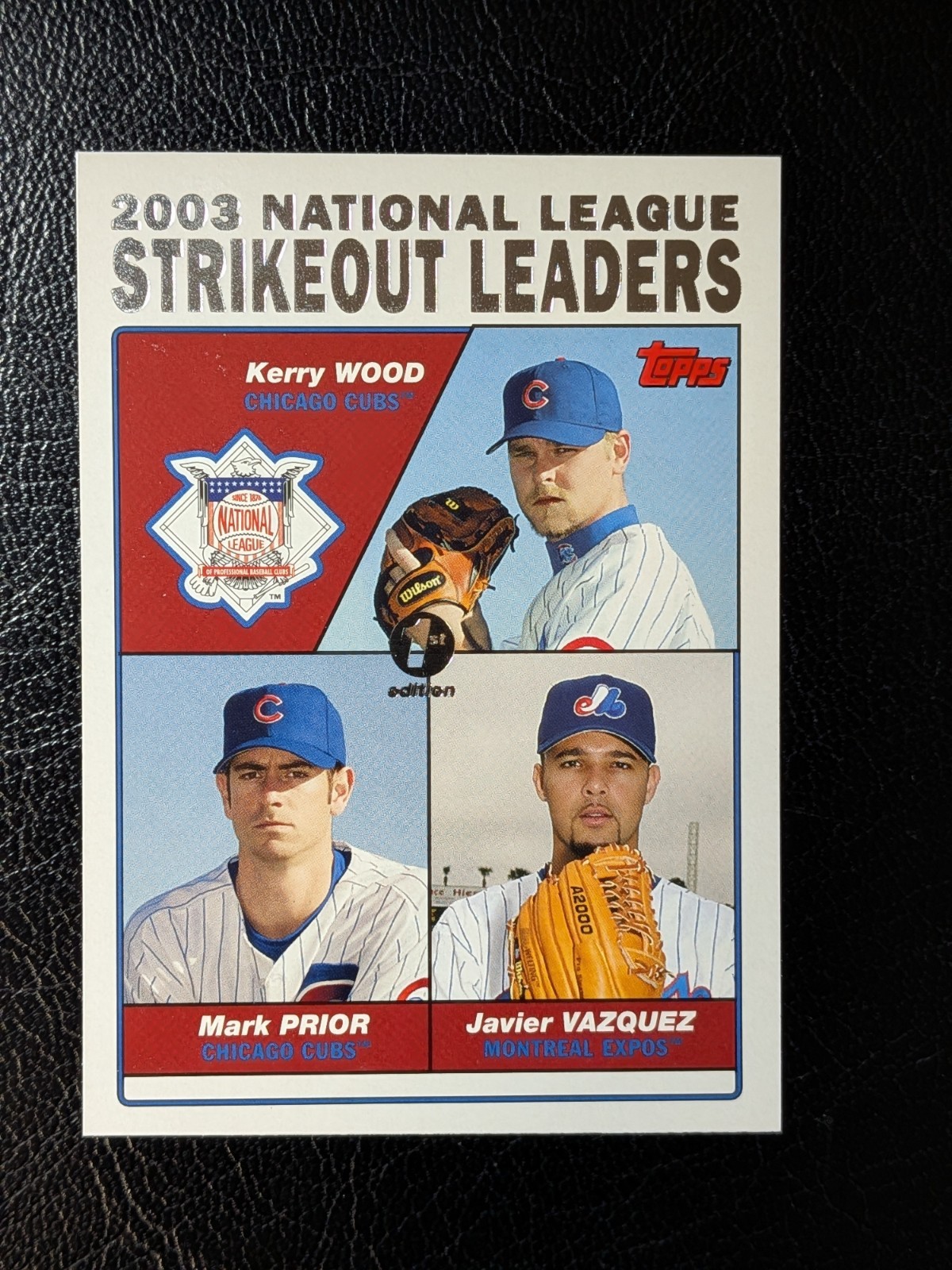 2004 Topps 1st Edition League Leaders Strikeouts #348