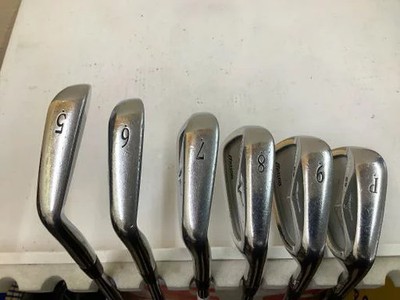 Mizuno Mp-55 Iron Set 5-9,Pw 6pc Flex Stiff Dynamic Gold