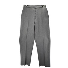 Vtg Levi Strauss Bend Over Pants USA Size 14 Gray Pleated Preppy Career Slacks