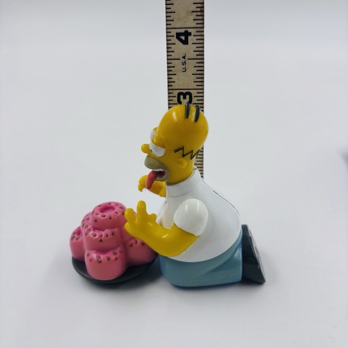 Set 2 Vtg Subway Simpsons Donut Chasing Homer Simpson 1997 Tested Spinning Bart - Picture 17 of 17