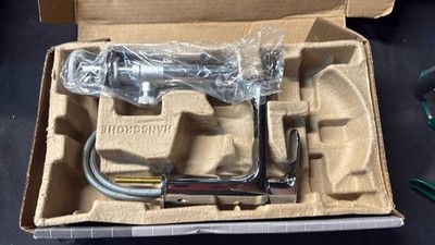 Hansgrohe Rebris S Bathroom Faucet, Single Handle, Pop-Up Drain, Chrome,72517001