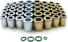 40PCS Hose Ferrule Set - 6/ 8/ 10/ 12 Size Reducer Ferrules with Color  Blue W