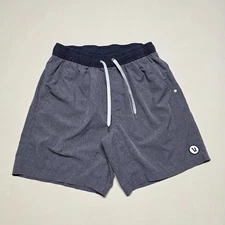 Vuori Ponto Shorts Men Gray Performance No Size/Check Measurements/Fit Small