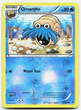 Fates Collide Omanyte 17/124 NM Pokemon Reverse Holo Uncommon Tcg Card