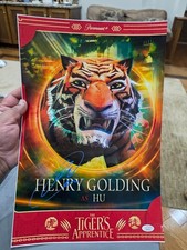HENRY GOLDING SIGNED 12x18 PHOTO AUTO coa jsa tigers apprentice