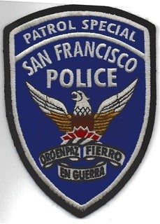 San Francisco Police Department Patrol Special patch