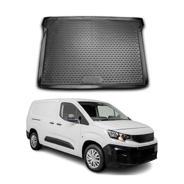 Kofferraummatte Kofferraumwanne FüR Peugeot Partner Tepee 2008-2021 Gummi TPE-image
