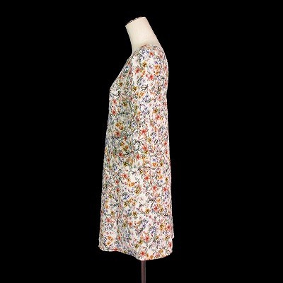 ZARA BASIC One Piece Floral Pattern Bell Sleeve X… - image 2