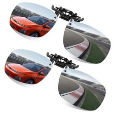 Polarized Clip-on Flip-up Sunglasses UV Protection over Prescription Glasses