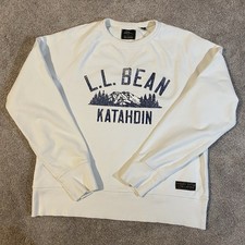 Rare Todd Snyder x LL Bean Katahoin Crew Neck Sweatshirt M Sweater Off White