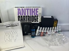 Wireless Tattoo Kit Complete Pen Machine with 2Pcs Power Supply Needle Cartridge
