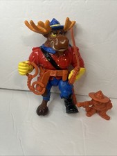 TMNT Monty Moose Complete 1992 Playmates action figure