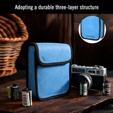 Blue Anti-X-ray Film Guard Lead Foil Bag for 135 35mm 120 4x5 B/W Color Film