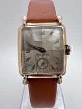 Vintage 1950s Gruen Precision Autowind 10K Gold Filled RARE Quadrant Dial Watch