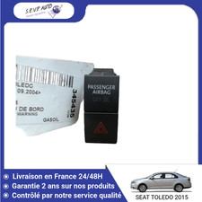 🇫🇷 BOUTON DE WARNING SEAT TOLEDO 2004- ➤6JA953507AFLI ♻️