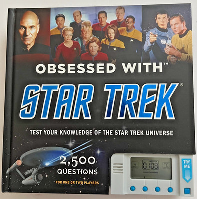 2011 Obsessed with Star Trek 2,500 Questions, Test Your Knowledge Book 320 Pages