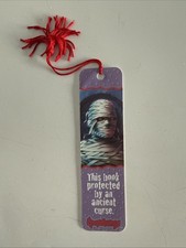 Vintage 90s Goosebumps Mummy Ancient Curse Tassel Bookmark 1996 Parachute Press