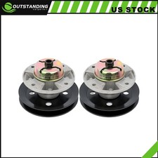 2PK Spindle Assembly Fits 48" 54" John Deere LX GT Decks AM121229 AM121342