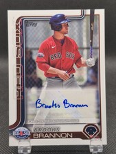 2025 Topps Pro Debut Auto Brooks Brannon #PD-96 Red Sox Autograph (B)