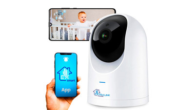 5905090332992 Kamera IP PTZ, Wi-Fi, 2.5K, 4MP, Niania Extralink Smart Life HomeE