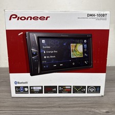 NEW Pioneer DMH-100BT 6.2 Touchscreen Double Din Bluetooth Apple Android WVGA