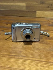 Fujifilm Digital Camera FinePix A610 6.3MP Silver Working - Broken Battery Door
