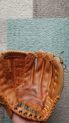 Nice Vintage Wilson A1000 Baseball Glove - RHT - Dual Hinge - Snap