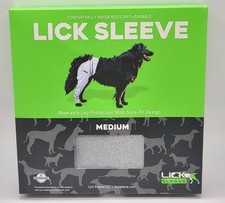Lick Sleeve MEDIUM Dog Anti-Licking Leg Protection Sleeve Hind/Back Legs L/R