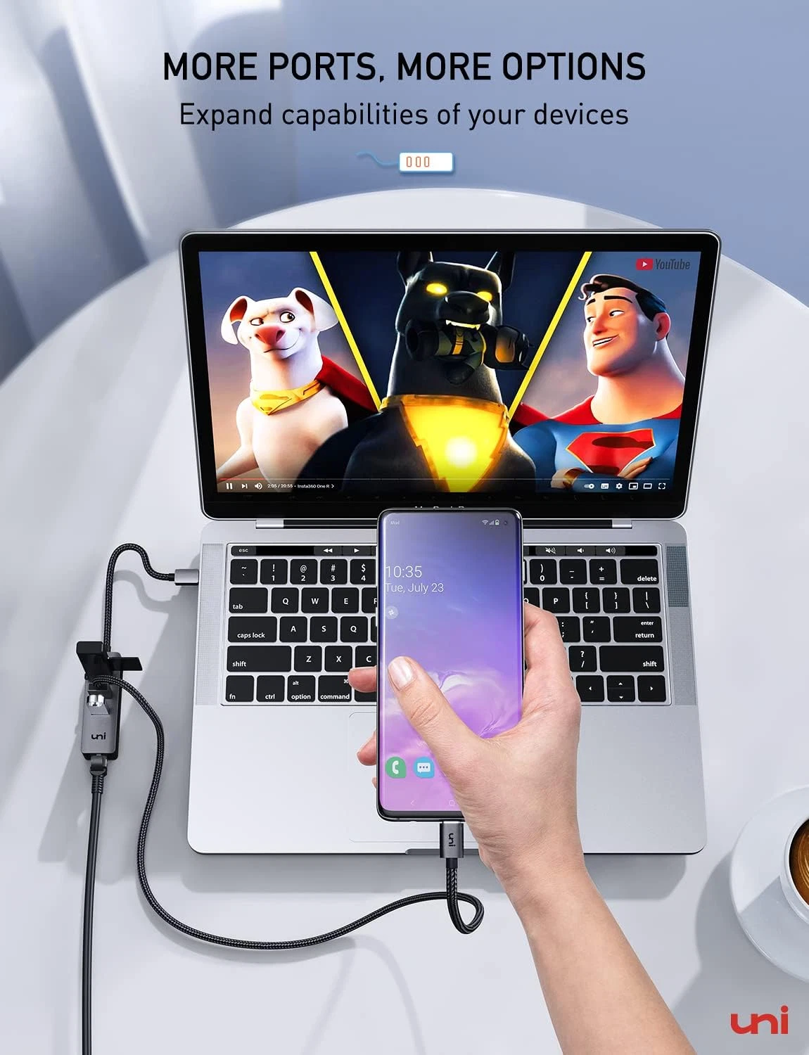 Uni USB-C to Ethernet Adapter - Thumbnail 4