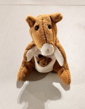 Kangaroo Stuffed Animal With Baby Joey In Pouch