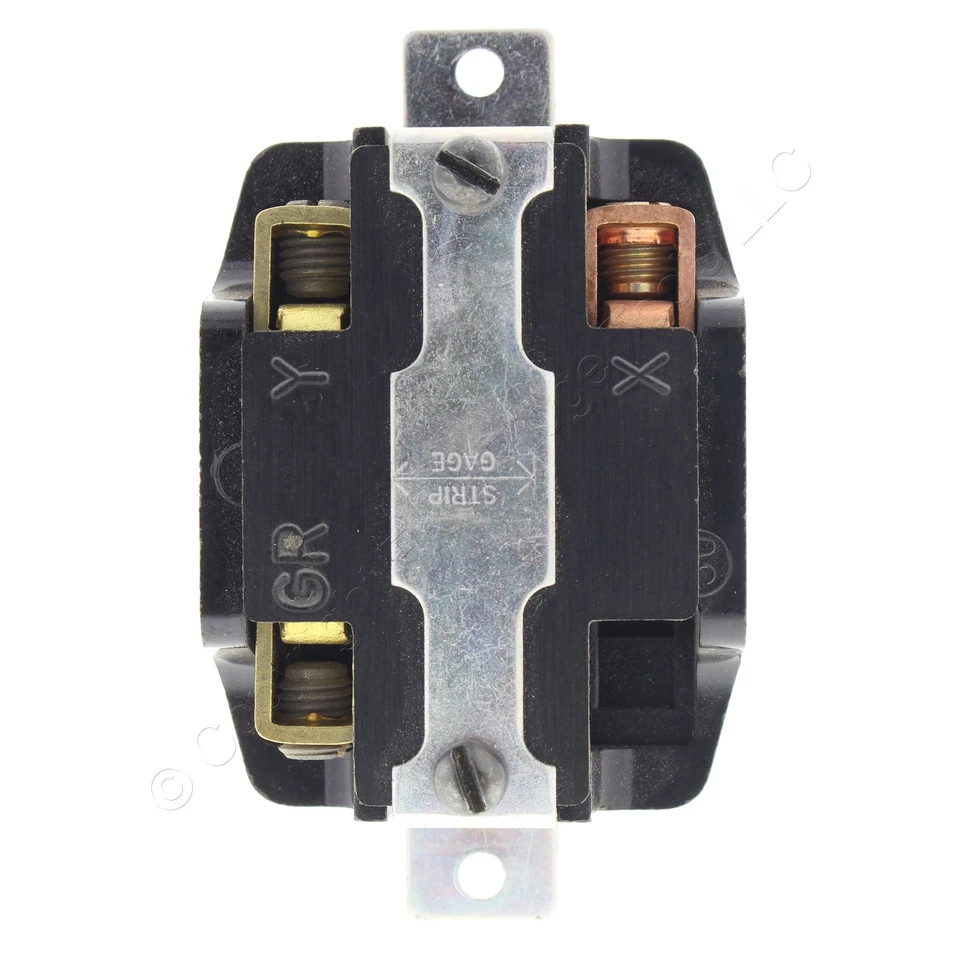 Arrow Hart Non-NEMA Locking Receptacle Turn Lock Outlet 50A 250VDC 600VAC 3770 - Image 4 of 4