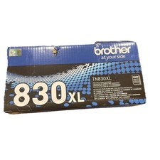 Brother Genuine TN830XL High Yield Black Toner Cartridge Print