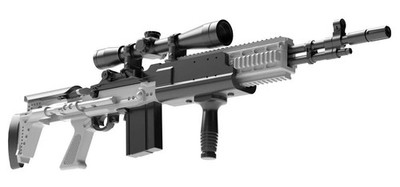 Little Armory LA051 Mk14 Mod0 EBR Type Plastic Model