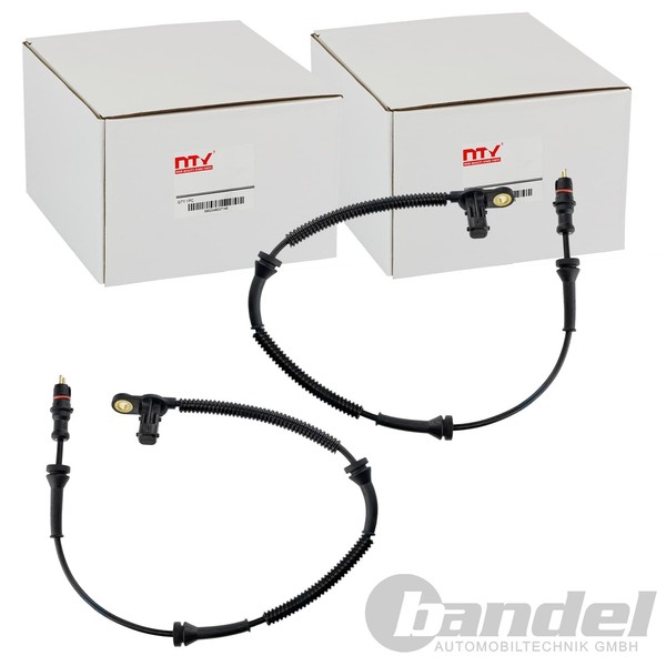 2X NTY ABS-SENSOR Raddrehzal Vorne Passend FüR Renault Master | HCA-RE-018-image