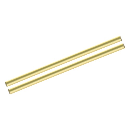 DYWSHKEY 20 Peces 1.5mm Brass Rods, Brass Round Stock Lathe Bar Stock