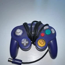 #Z22- OEM Official Nintendo Gamcube Indigo Controller Gamepad