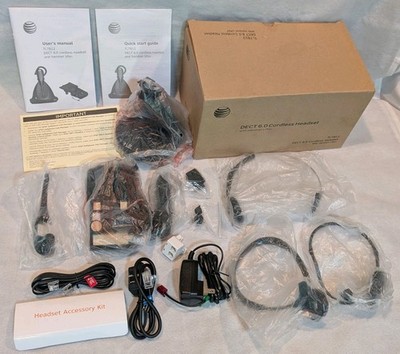 AT&T Cordless Headset TL7812 DECT 6.0 with Handset Lifter NEW Open Box TL7800