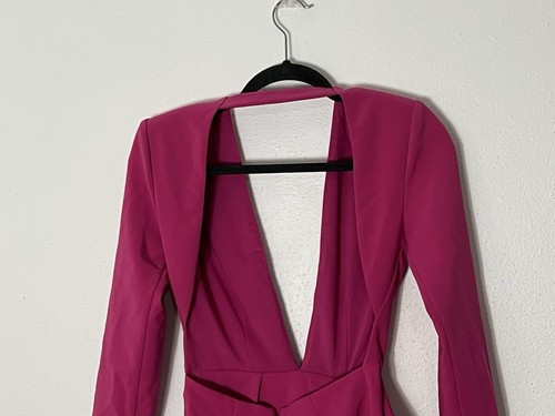 NWT Michael Costello x Revolve Mini Dress Pink Fena Size XXS - Picture 7 of 14