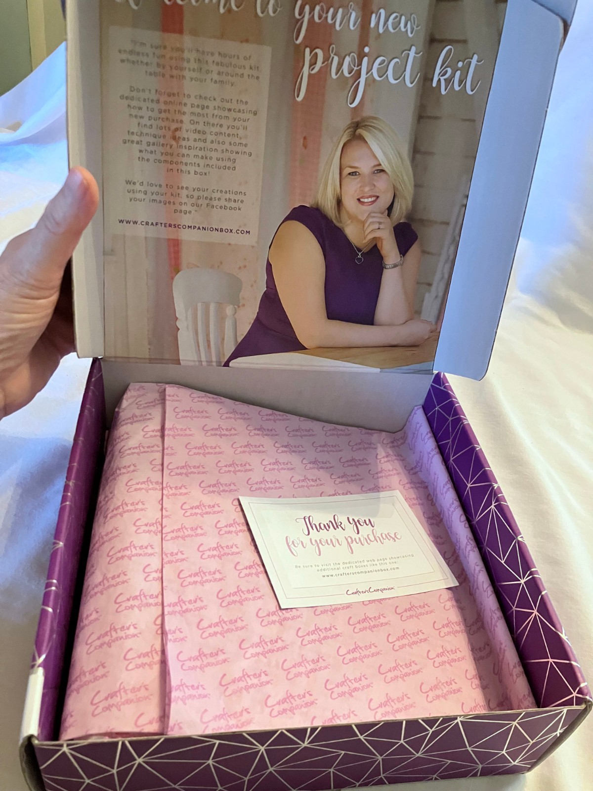 Crafter's Companion #24 Pop Up Box Card Card Making Craft Box Kit Complete