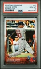 MOOKIE BETTS 2015 Topps Chrome REFRACTOR #67 PSA 10 GEM MT