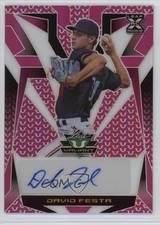 2023 Leaf Eclectic Valiant Pink Prismatic 3/7 David Festa #V-DF1 Auto i6j
