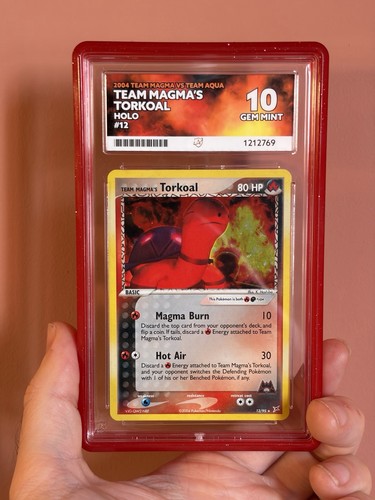 Team Magma's Torkoal graded ACE 10 for sale on eBay
