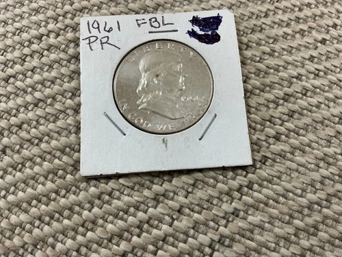 1961 PROOF FRANKLIN HALF DOLLAR 90% fine silver