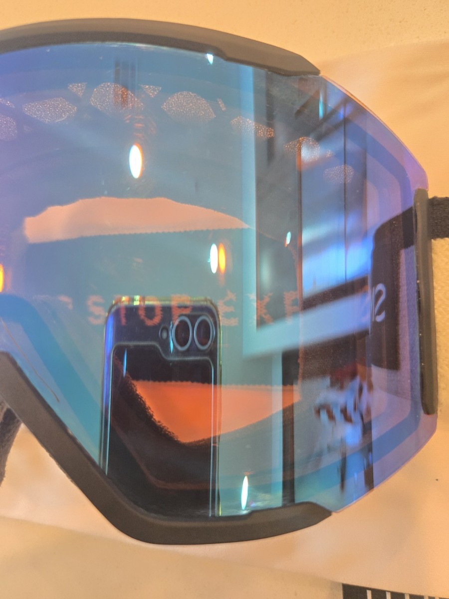 The North Face Smith Squad Mag Goggles Chromapop Storm Blue Sensor