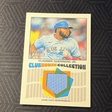 Topps 2026 Heritage Clubhouse Relic Vladimir Guerrero Jr. CCR-VG Blue Jays