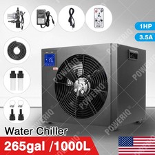 1 HP Water Chiller 265 gal 1000L Ice bath Cold Plunge Cooler with Pump Filter